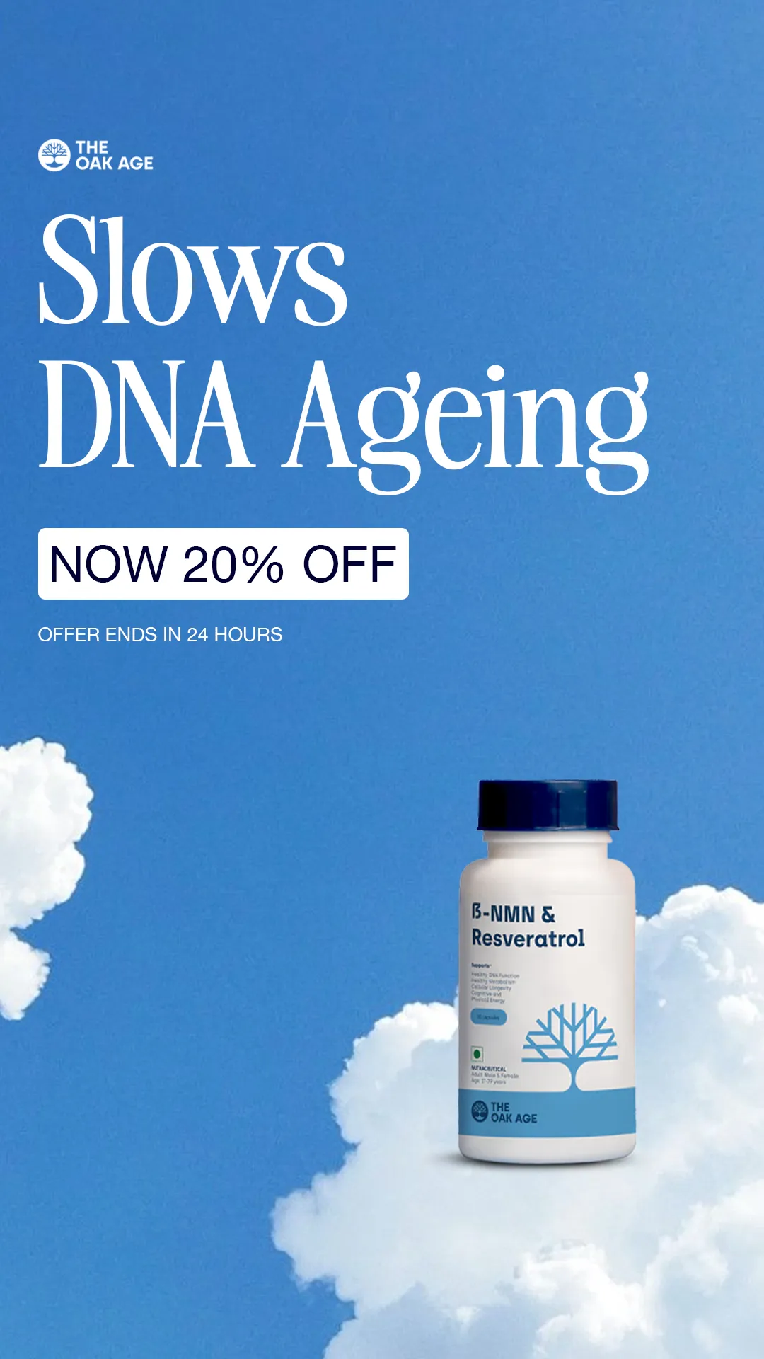 Supplements static ad: "Slows"